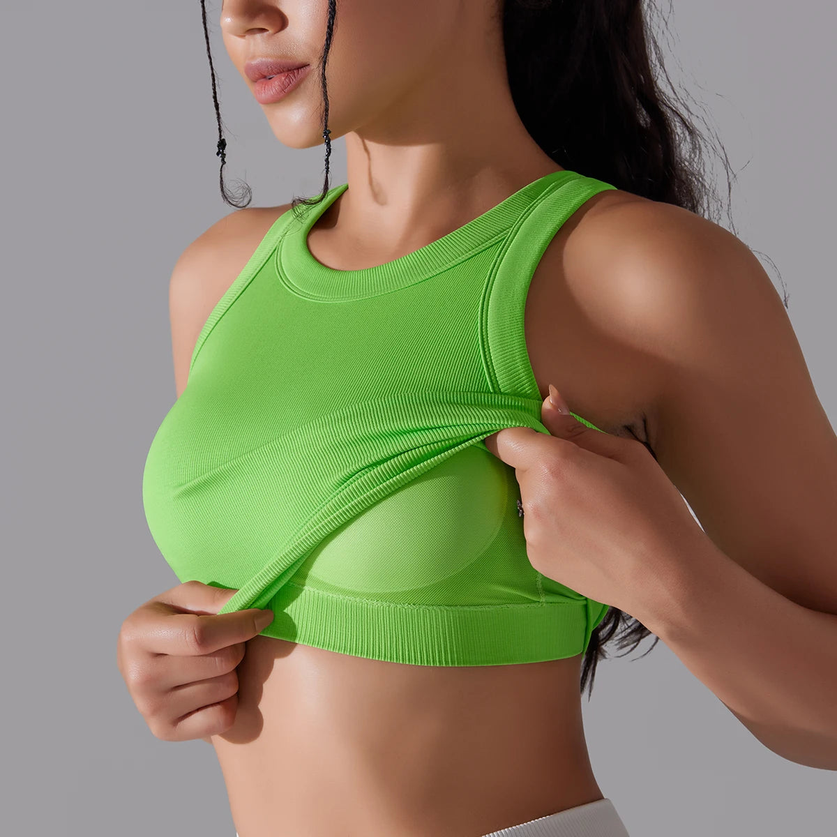 2 Tier High Impact Padded Sports Bralette