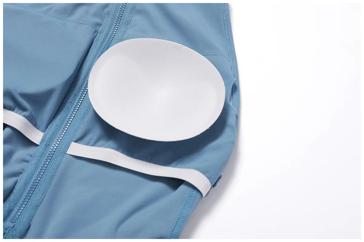 V Back One-piece Suit Women Sports Jumpsuit