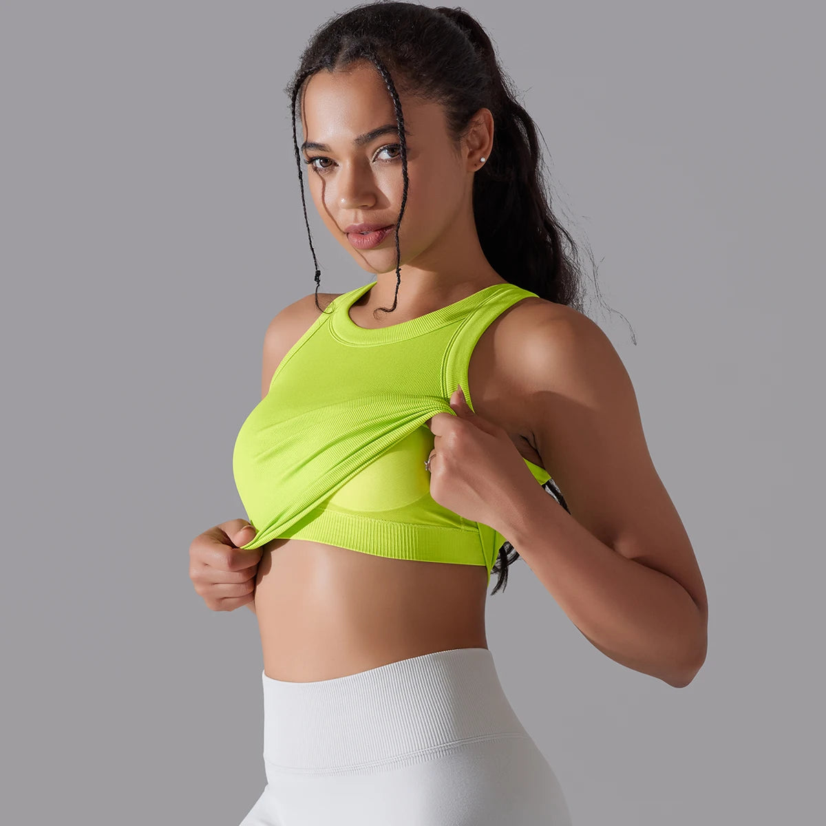 2 Tier High Impact Padded Sports Bralette