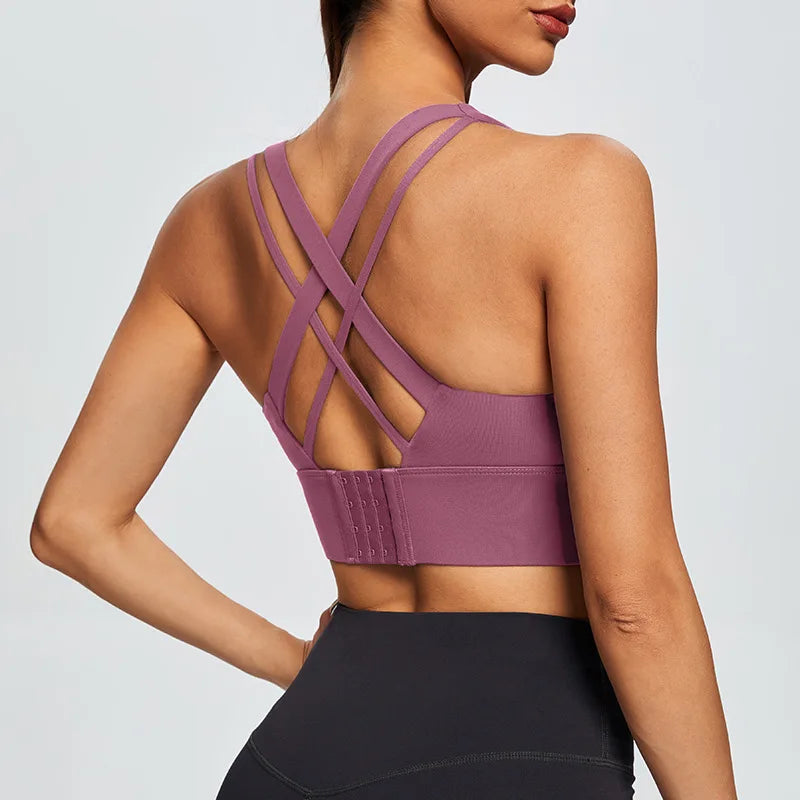 Push Up Bra Sports Bra With Back Closure