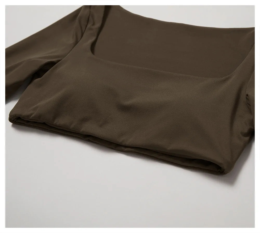 Women's Long-Sleeve Crop Top – Yoga & Sportswear