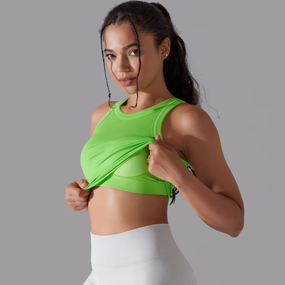 2 Tier High Impact Padded Sports Bralette