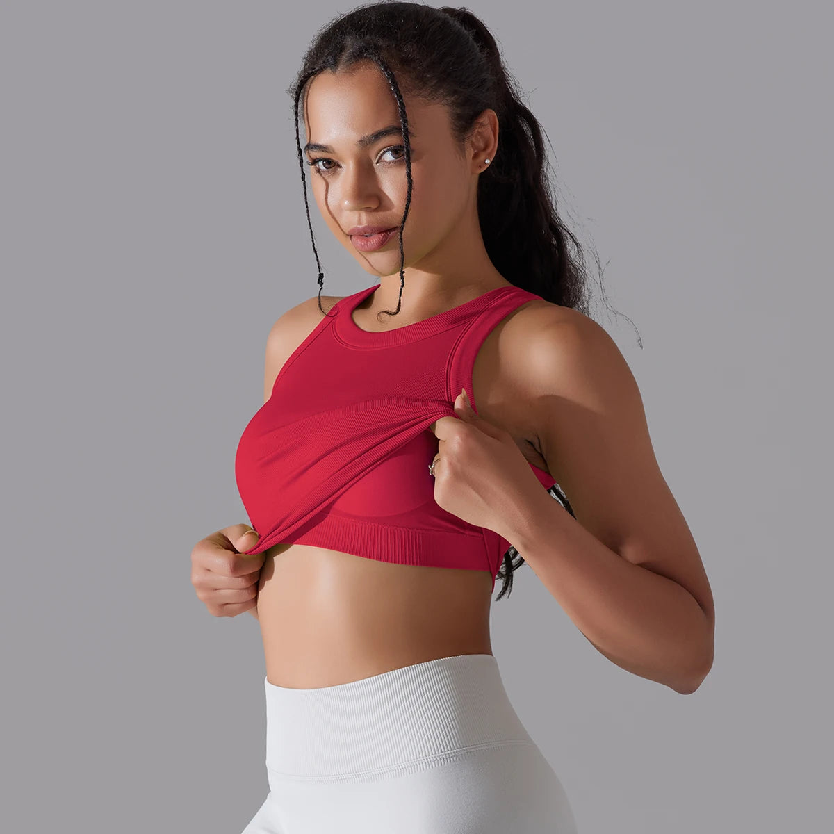2 Tier High Impact Padded Sports Bralette