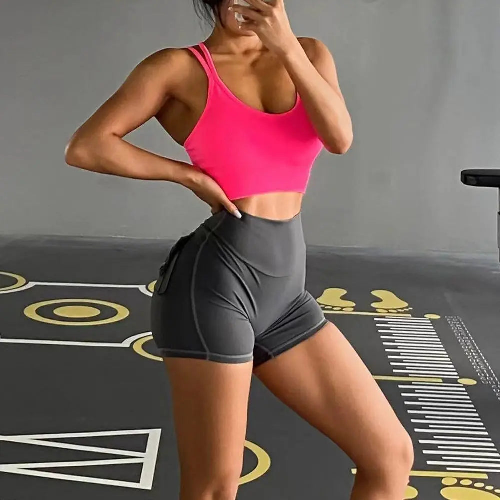 Push Up Breathable Sports Bra Crop Top