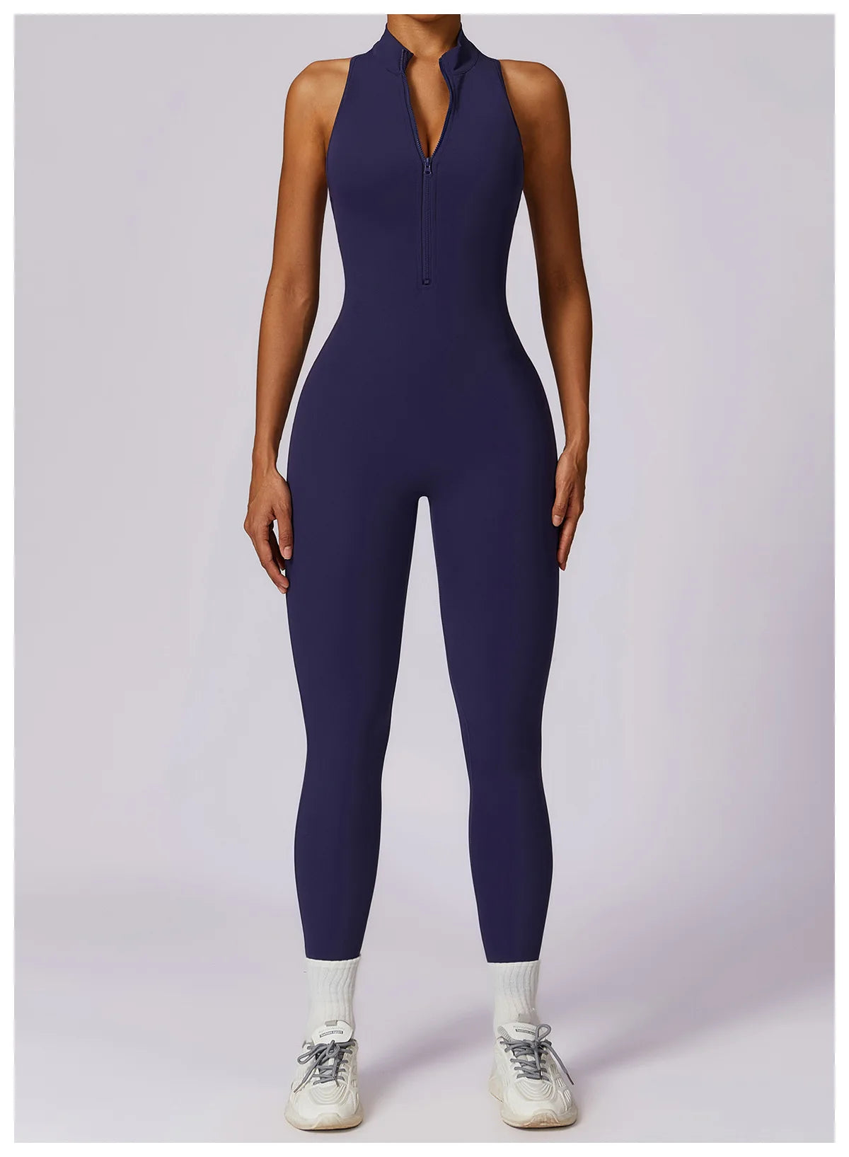 V Back One-piece Suit Women Sports Jumpsuit