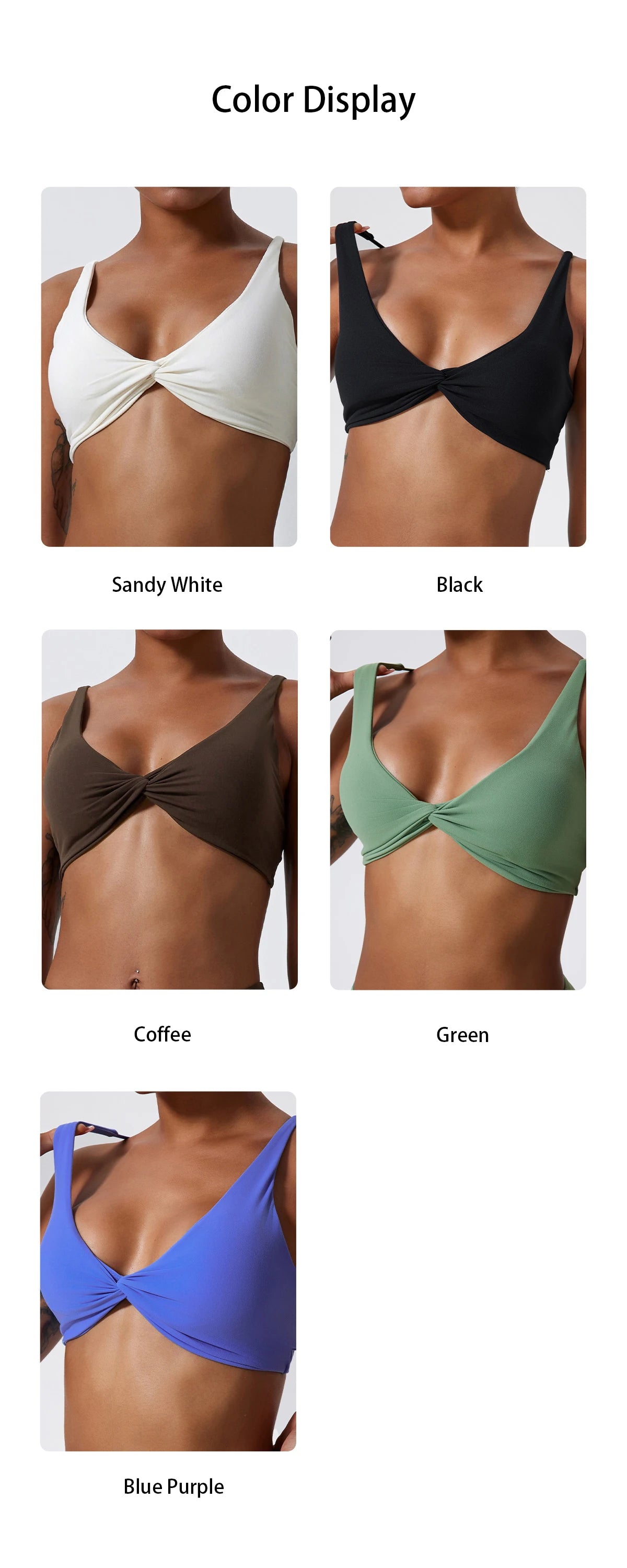 Shockproof Push- Up Sports Bra