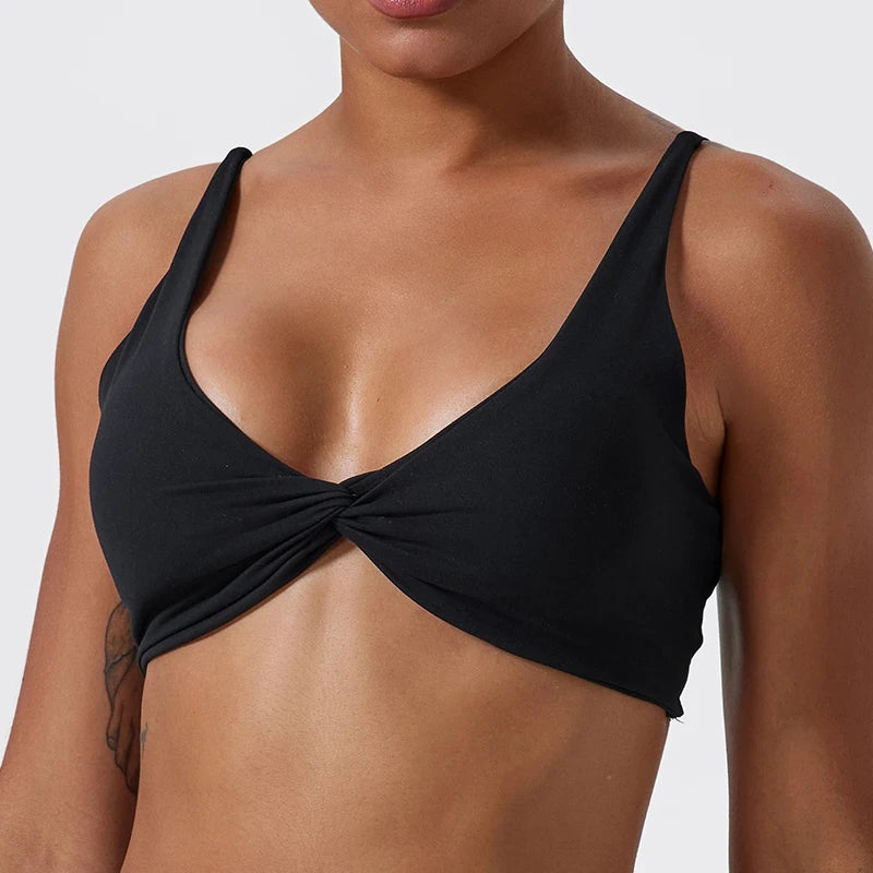 Shockproof Push- Up Sports Bra
