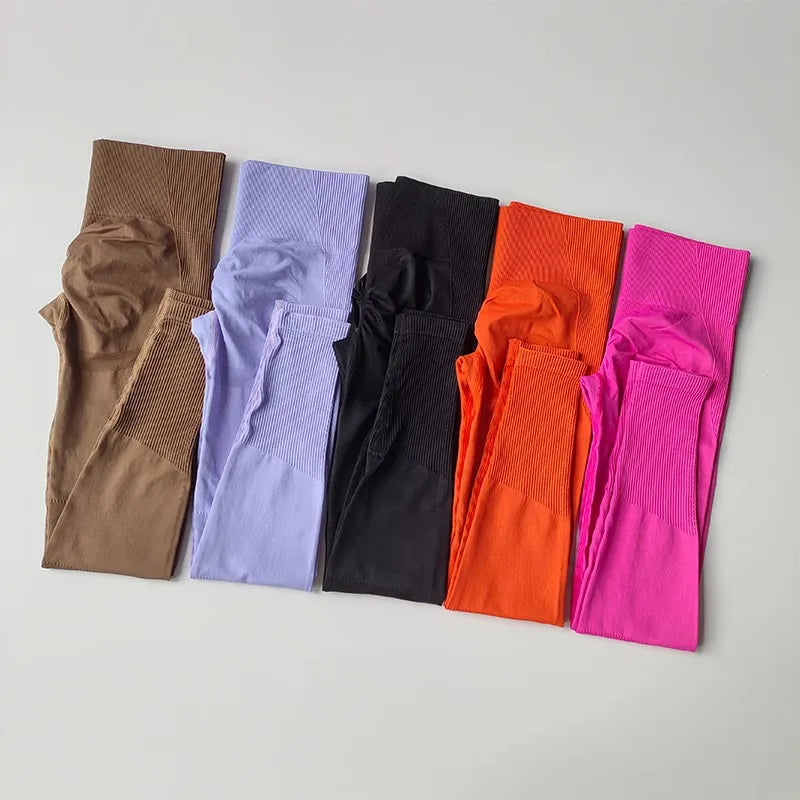 Seamless Sports Bra+High Waist Leggings Set