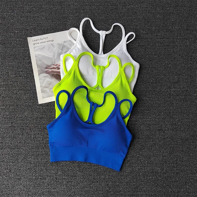 Push Up Breathable Sports Bra Crop Top