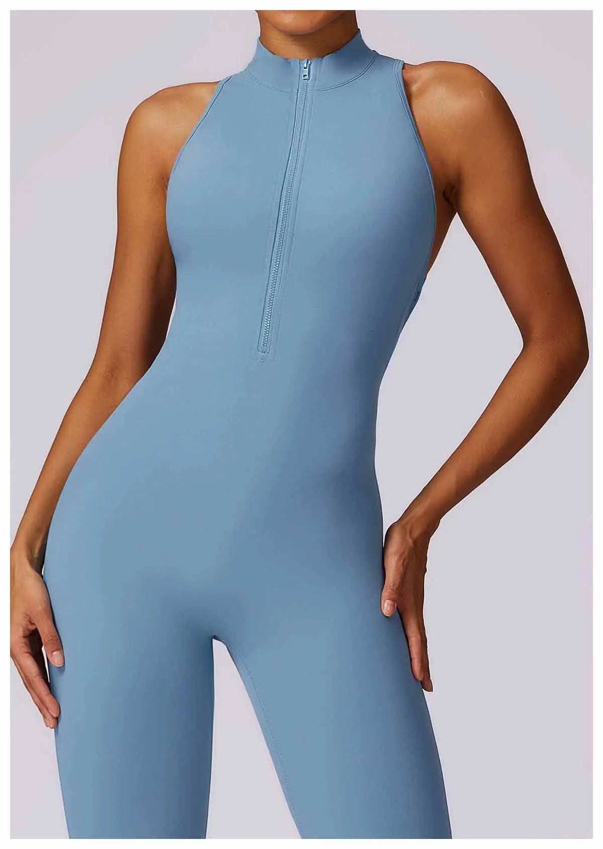 V Back One-piece Suit Women Sports Jumpsuit