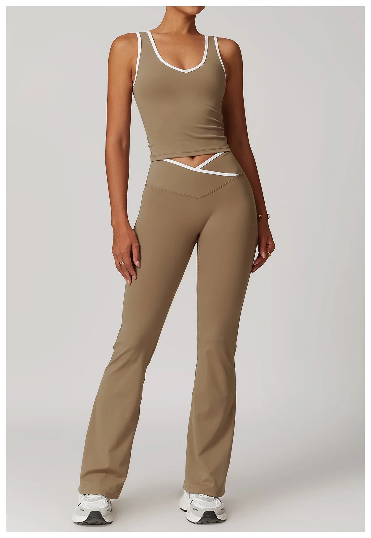 2PCS Women's Sport Bra and Leggings Set