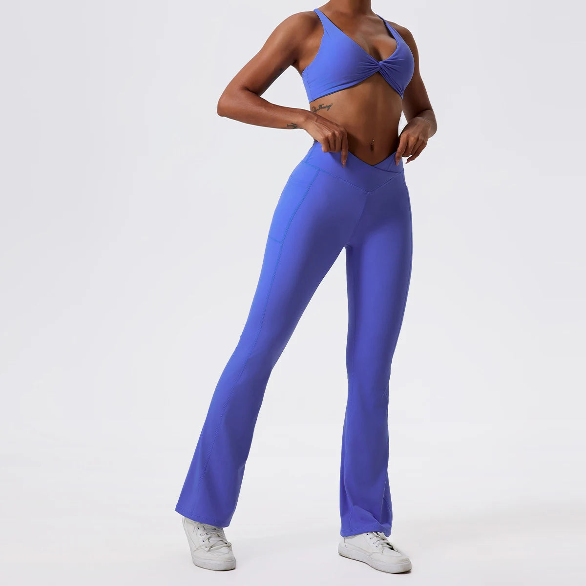 Shockproof Push- Up Sports Bra