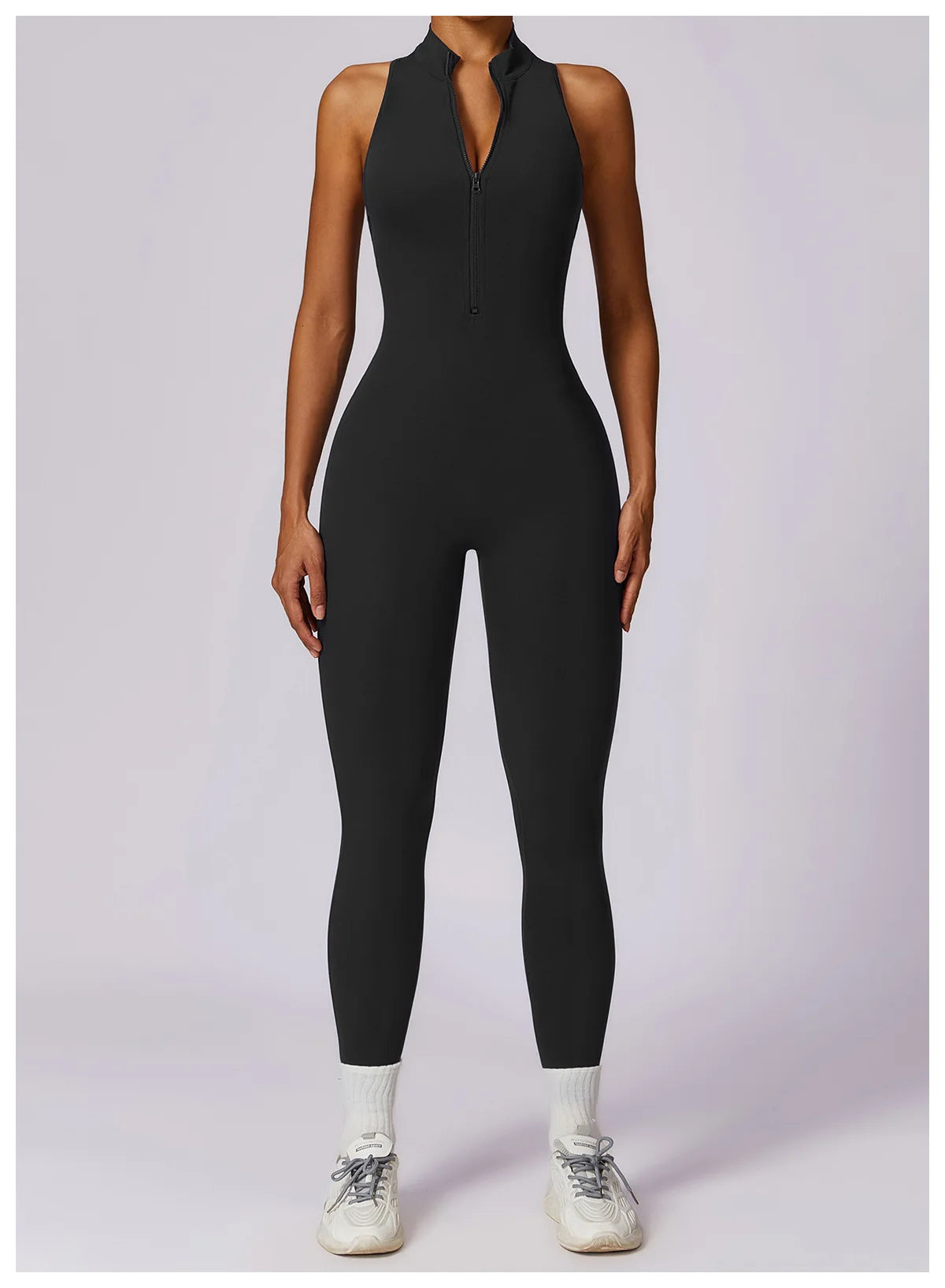 V Back One-piece Suit Women Sports Jumpsuit