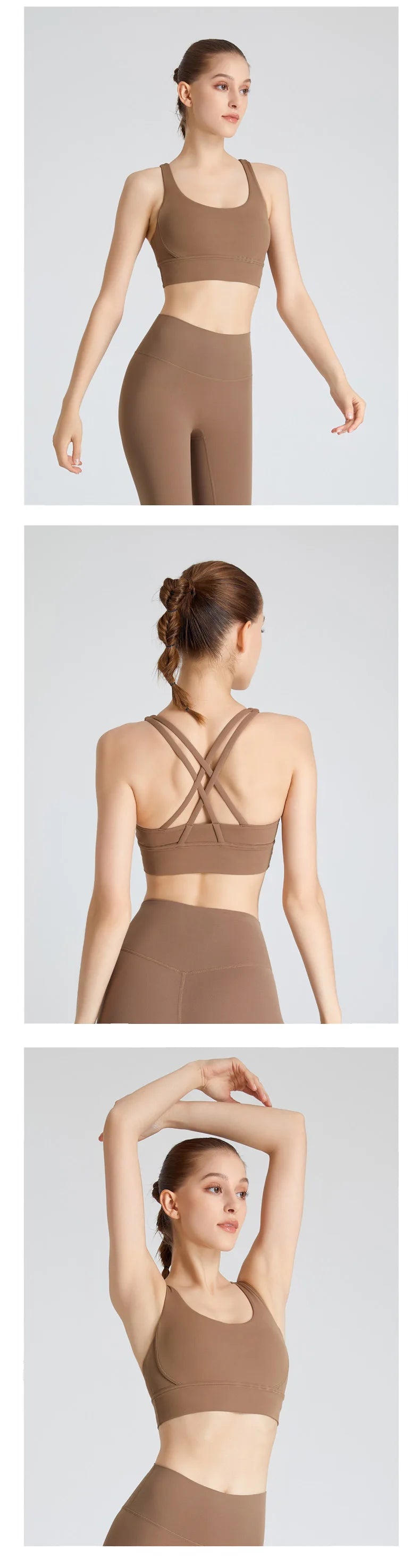 Fitness Sports Bra -  Triangle Backless