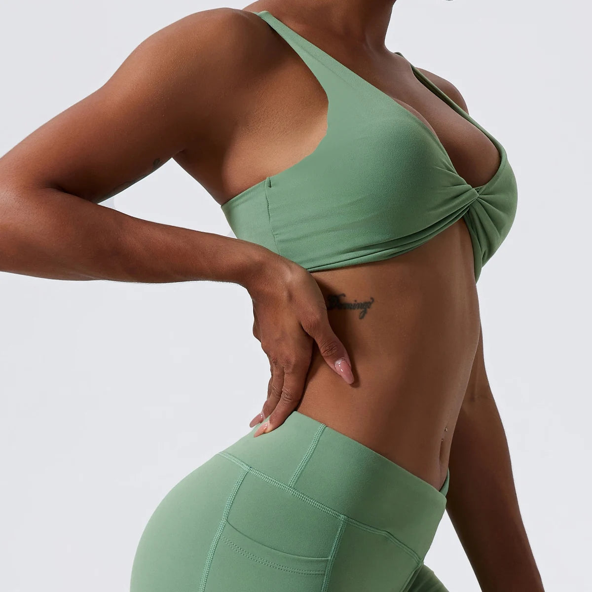 Shockproof Push- Up Sports Bra