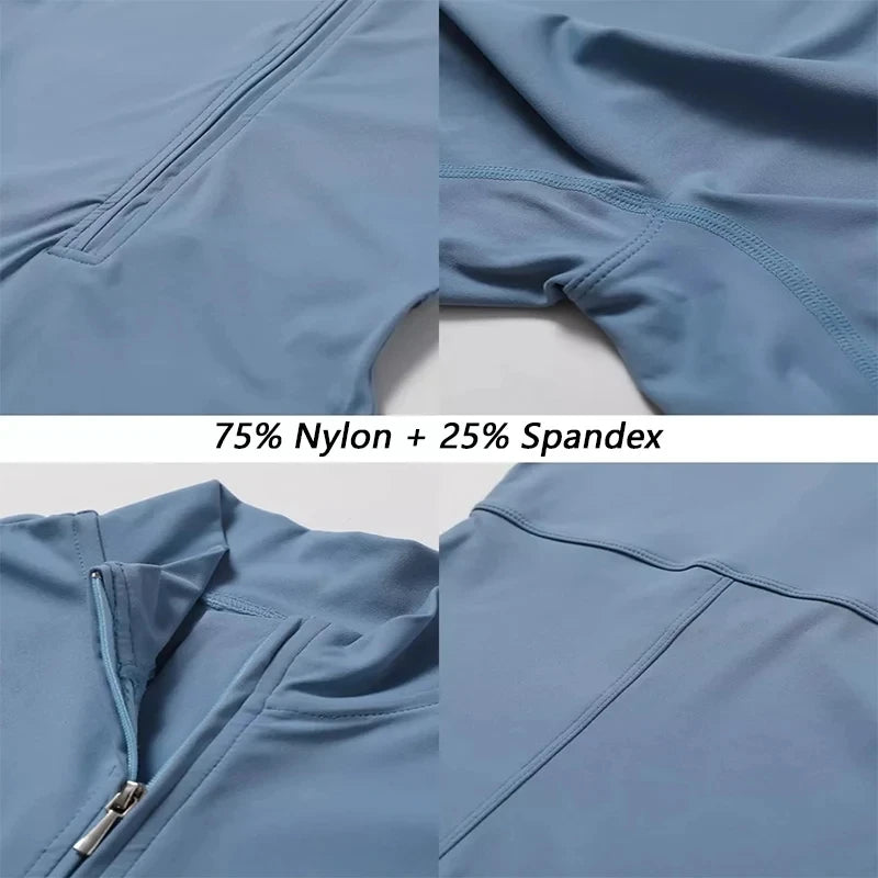 Zippered Sports Jumpsuit