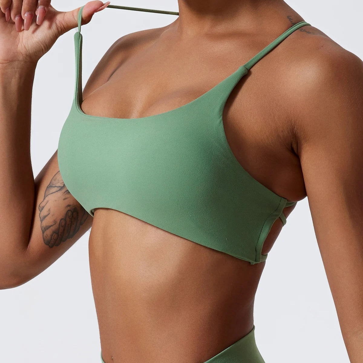 Super Soft Back Cross  Sports Bra