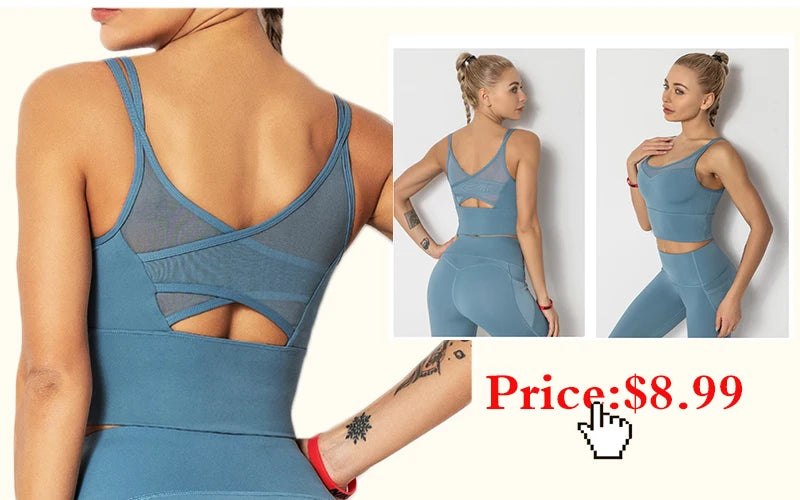 Long Sleeve Midriff Sports Crop Top With Criss Cross Waist