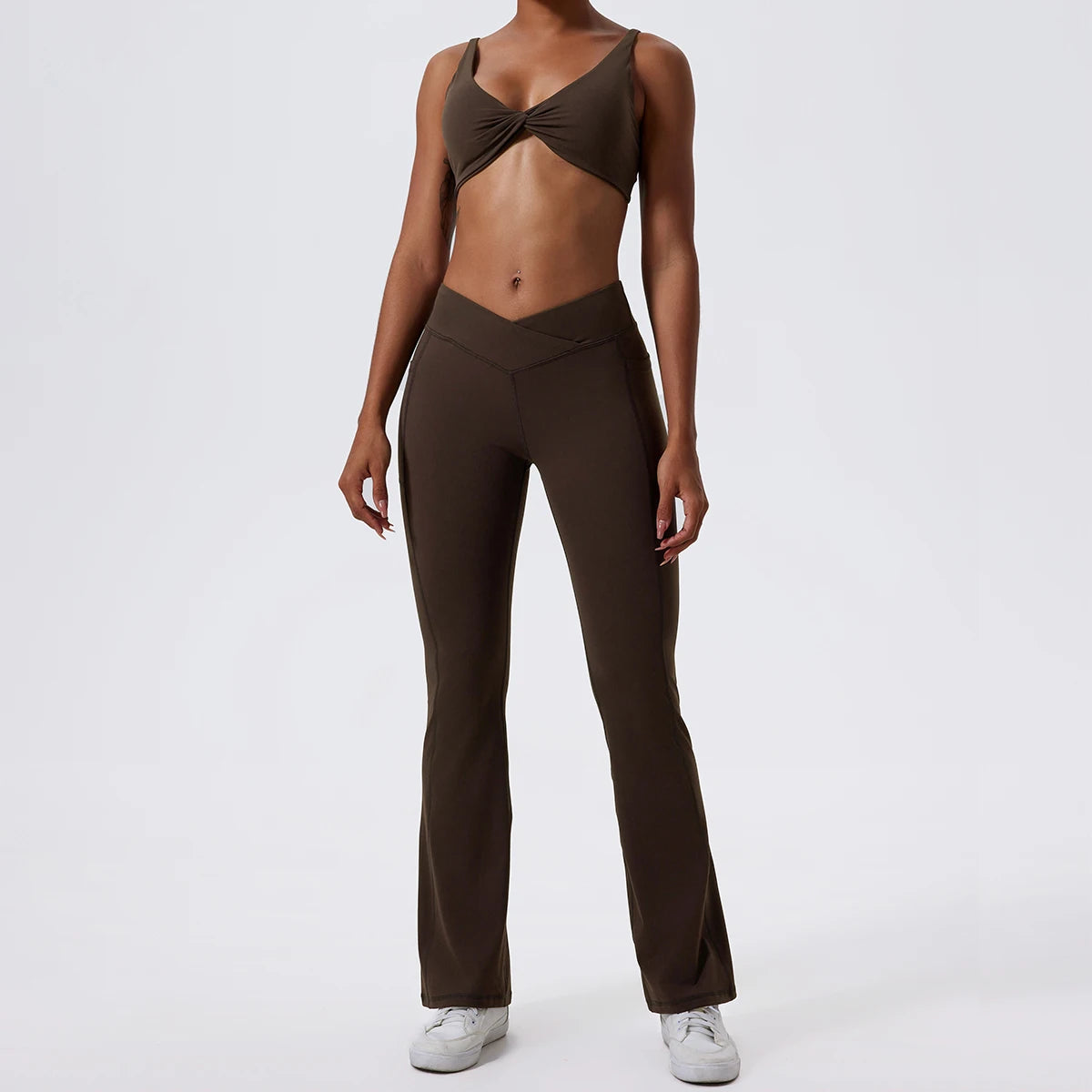 Shockproof Push- Up Sports Bra