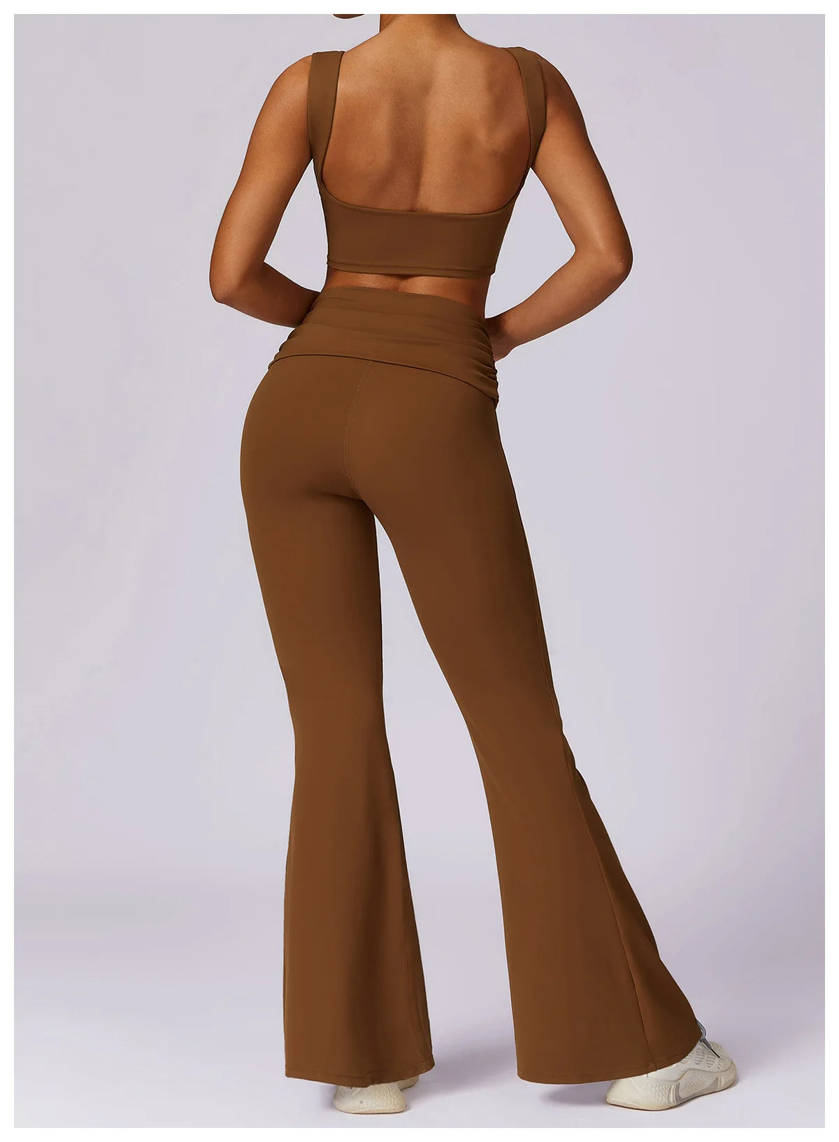 High Impact Open Back Support Tank To With Removable Pads