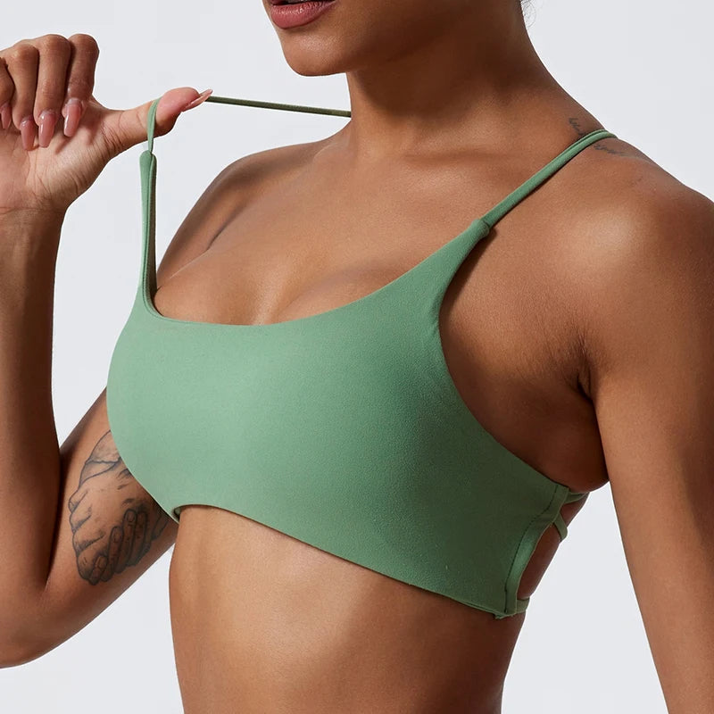 Super Soft Back Cross  Sports Bra