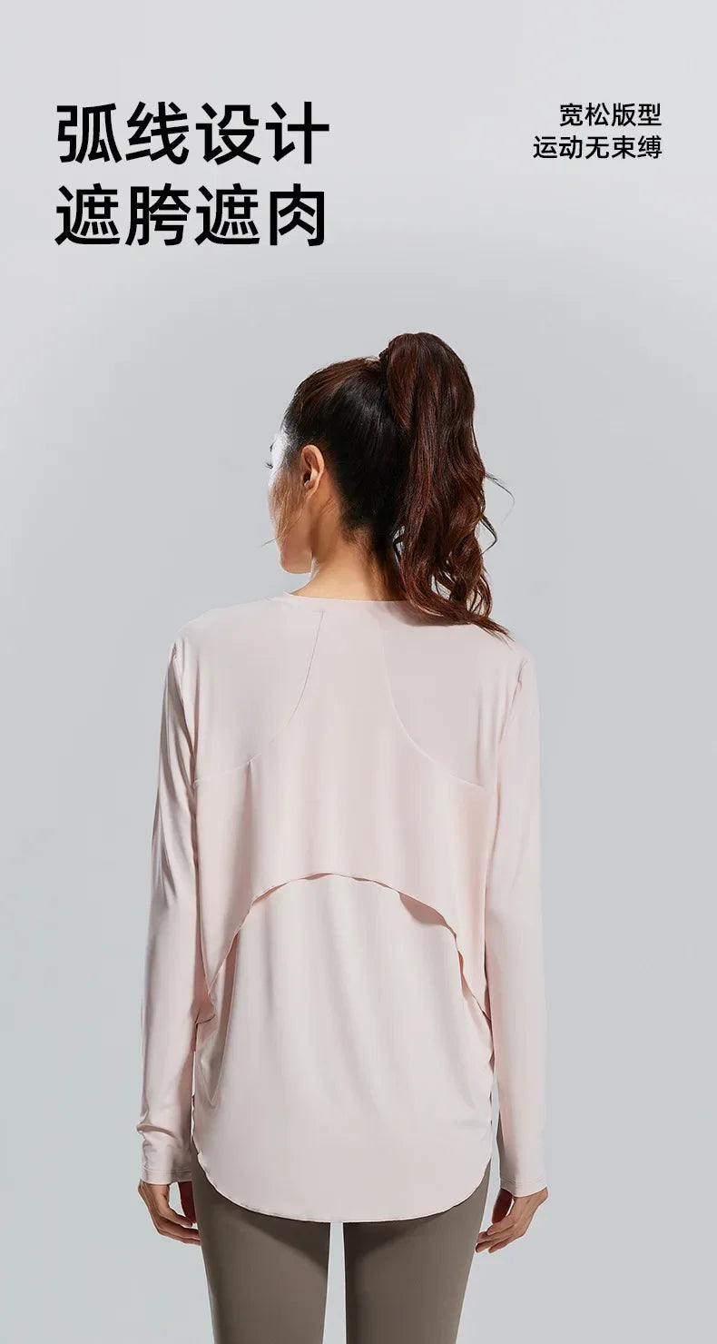 Round Neck Long Sleeve Loose Sweatshirt