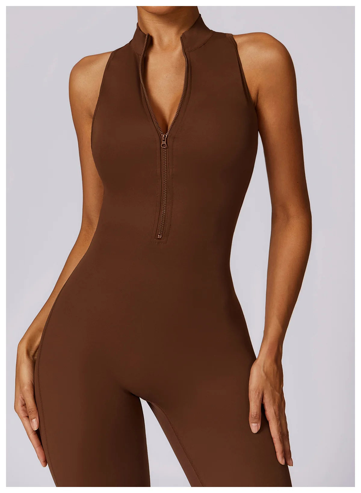 V Back One-piece Suit Women Sports Jumpsuit
