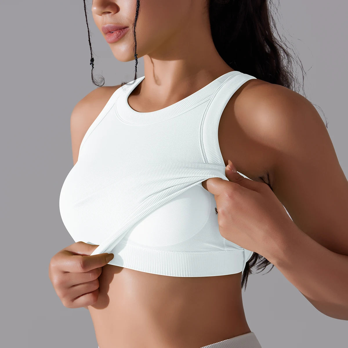 2 Tier High Impact Padded Sports Bralette