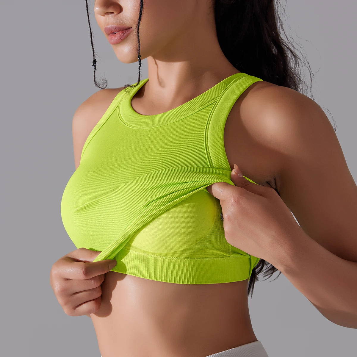 2 Tier High Impact Padded Sports Bralette