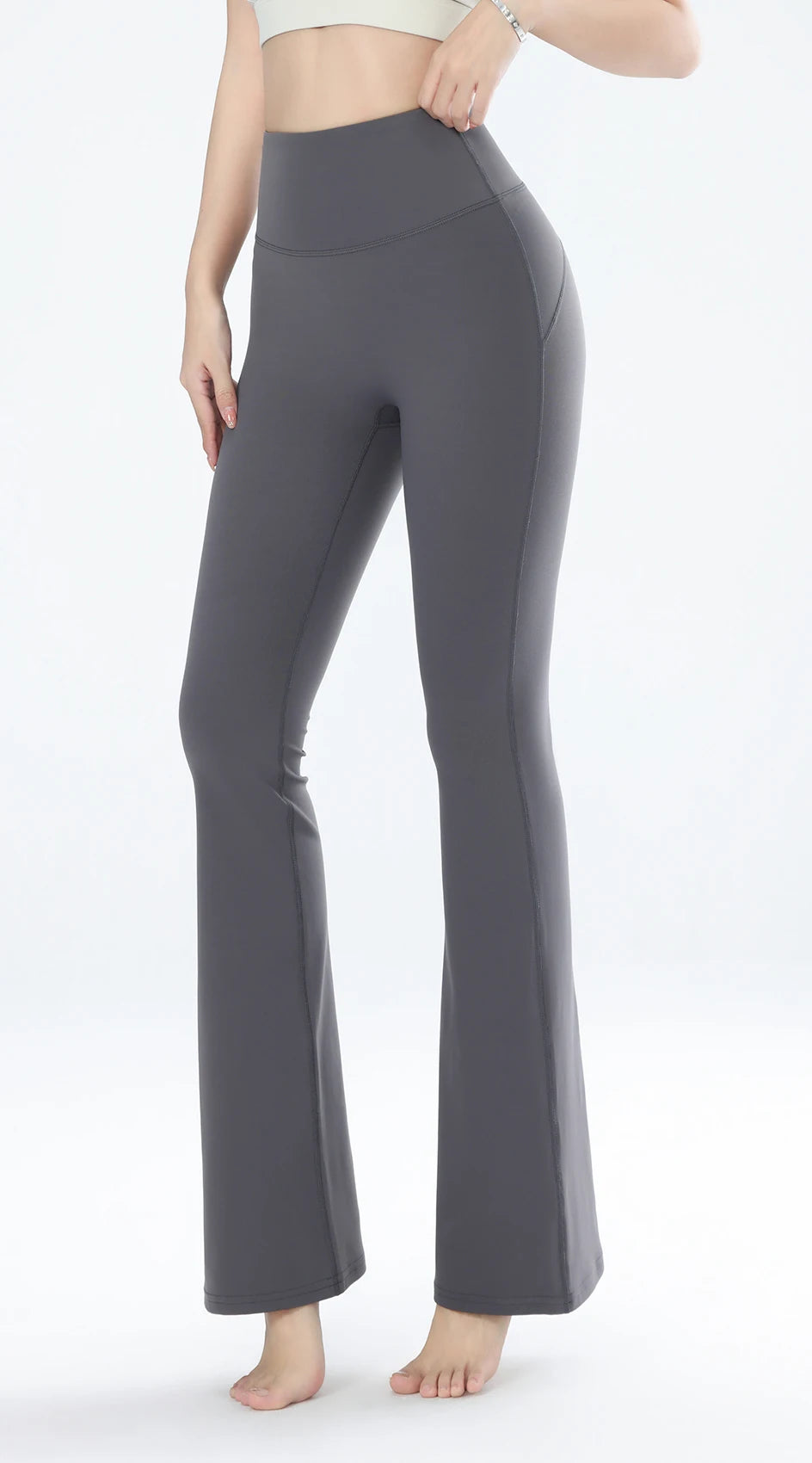Women's high waisted wide leg pants