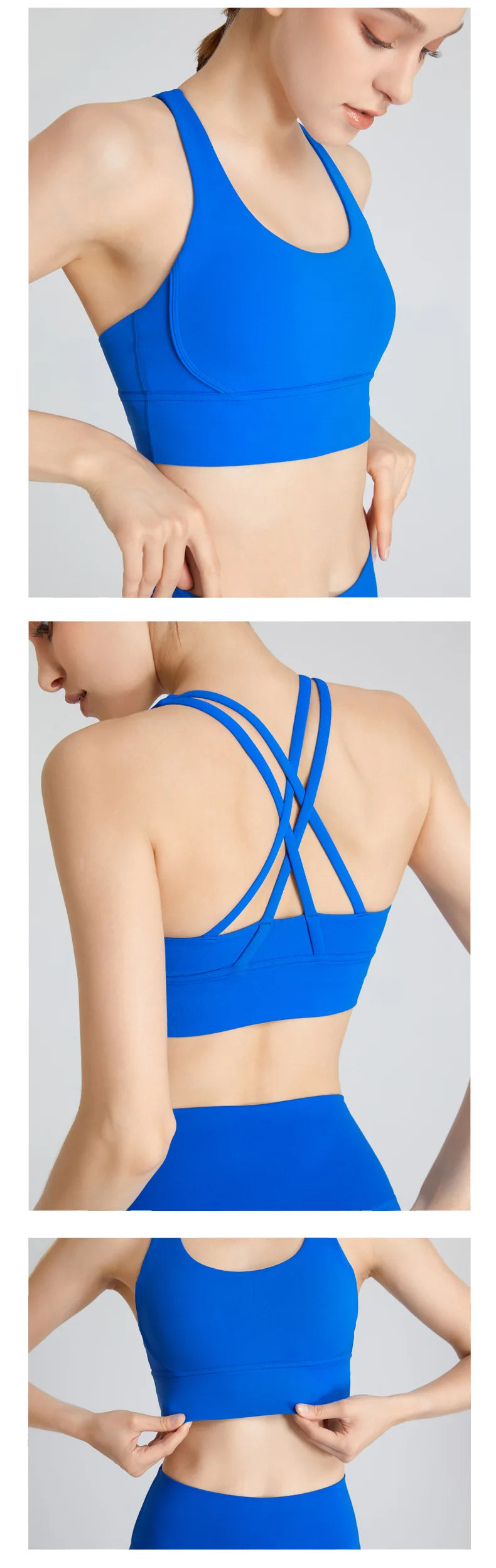 Fitness Sports Bra -  Triangle Backless