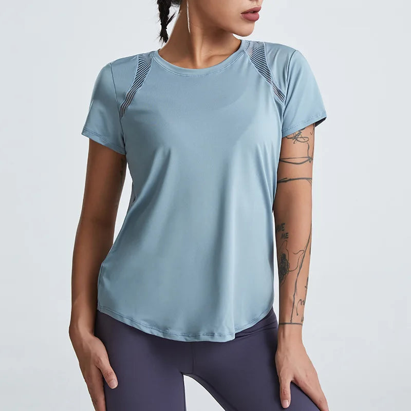Loose Short-Sleeved Quick-Drying Sport Top