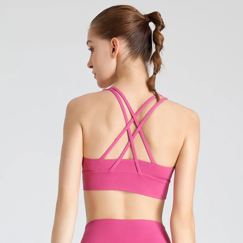 Fitness Sports Bra -  Triangle Backless