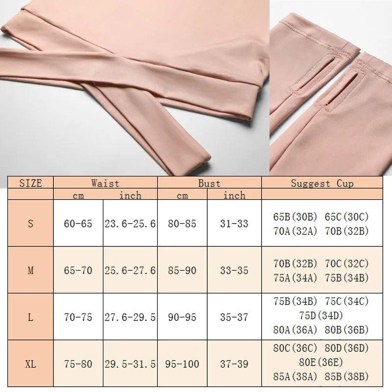 Long Sleeve Midriff Sports Crop Top With Criss Cross Waist