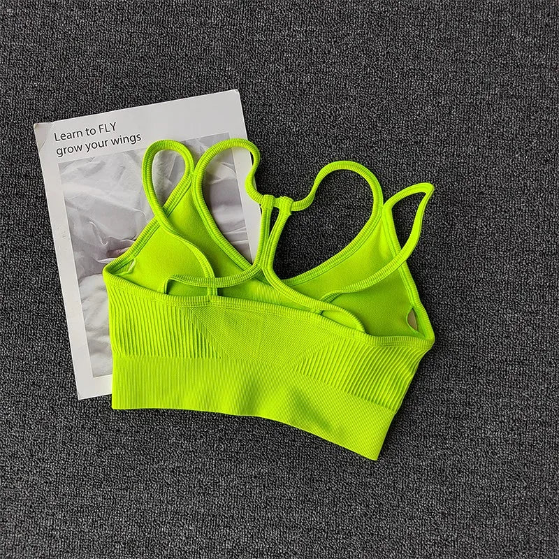 Push Up Breathable Sports Bra Crop Top