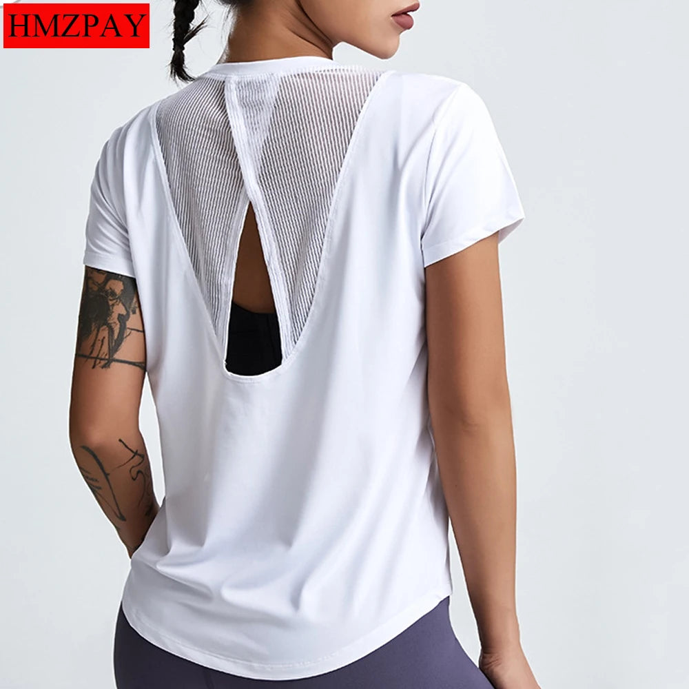 Loose Short-Sleeved Quick-Drying Sport Top