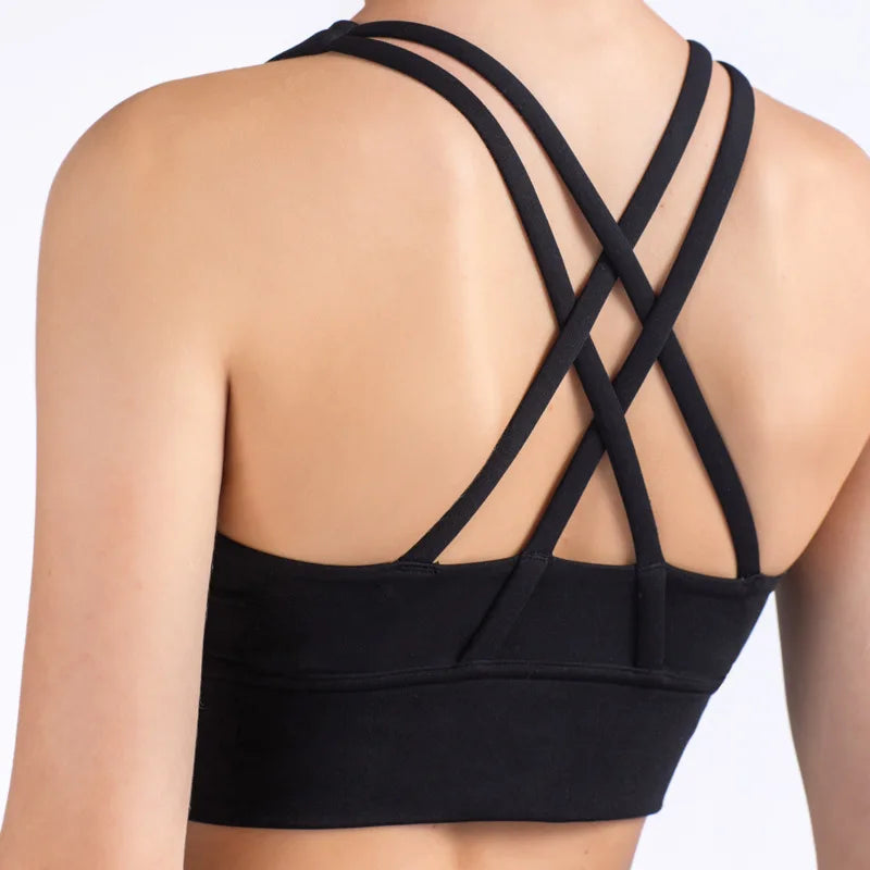 Fitness Sports Bra -  Triangle Backless