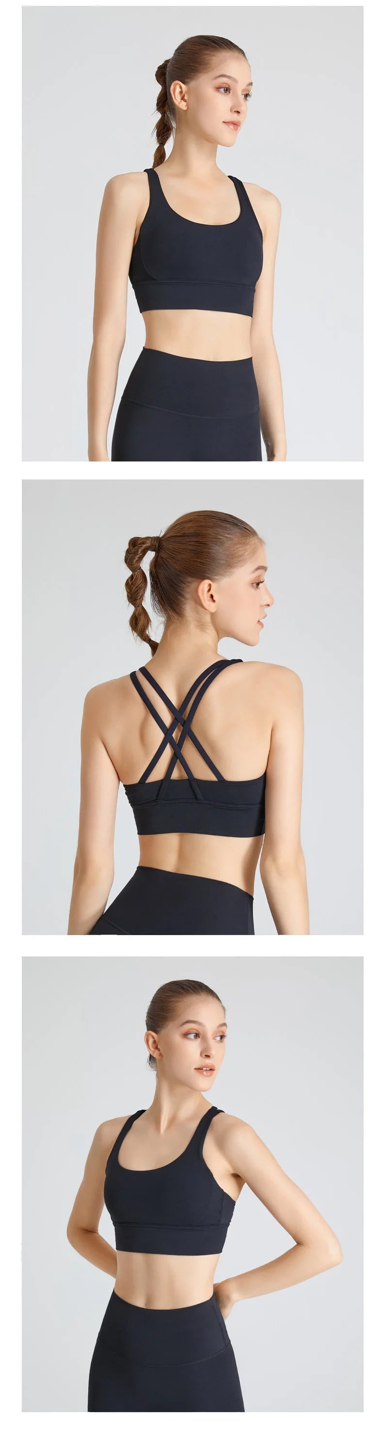 Fitness Sports Bra -  Triangle Backless