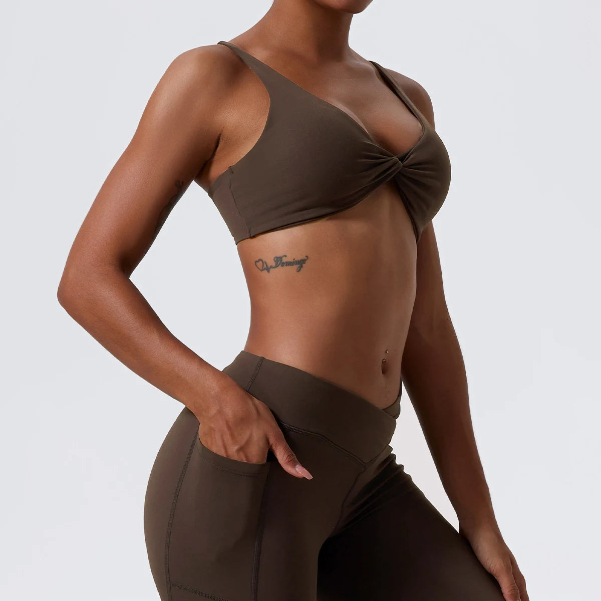 Shockproof Push- Up Sports Bra