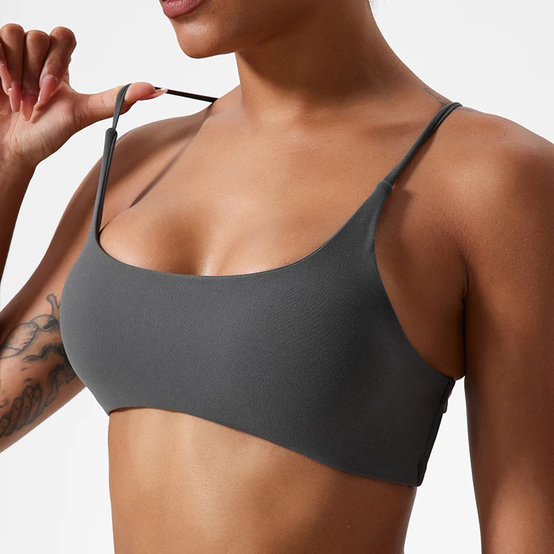 Super Soft Back Cross  Sports Bra