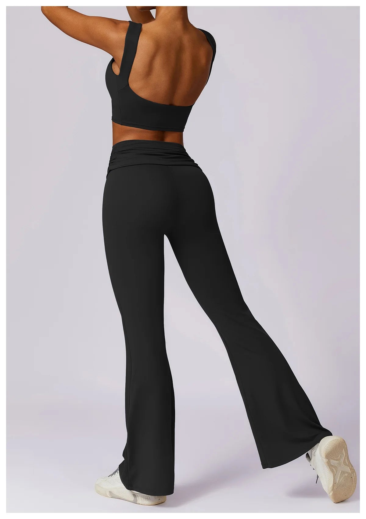 High Impact Open Back Support Tank To With Removable Pads