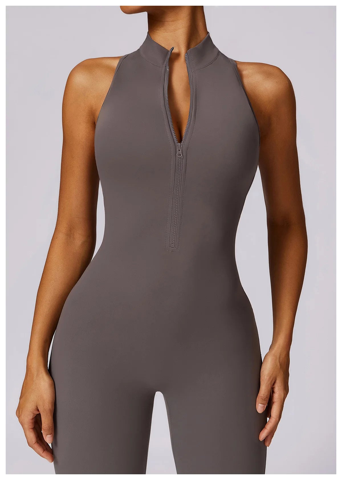 V Back One-piece Suit Women Sports Jumpsuit