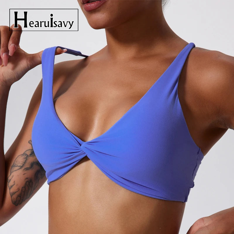 Shockproof Push- Up Sports Bra