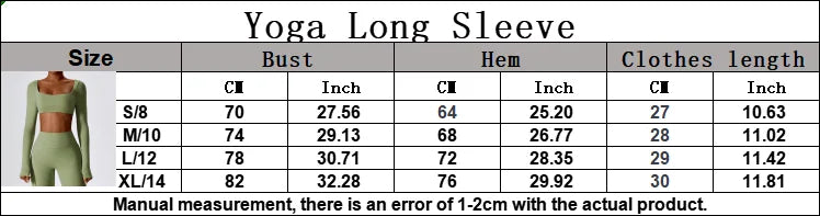 Women's Long-Sleeve Crop Top – Yoga & Sportswear