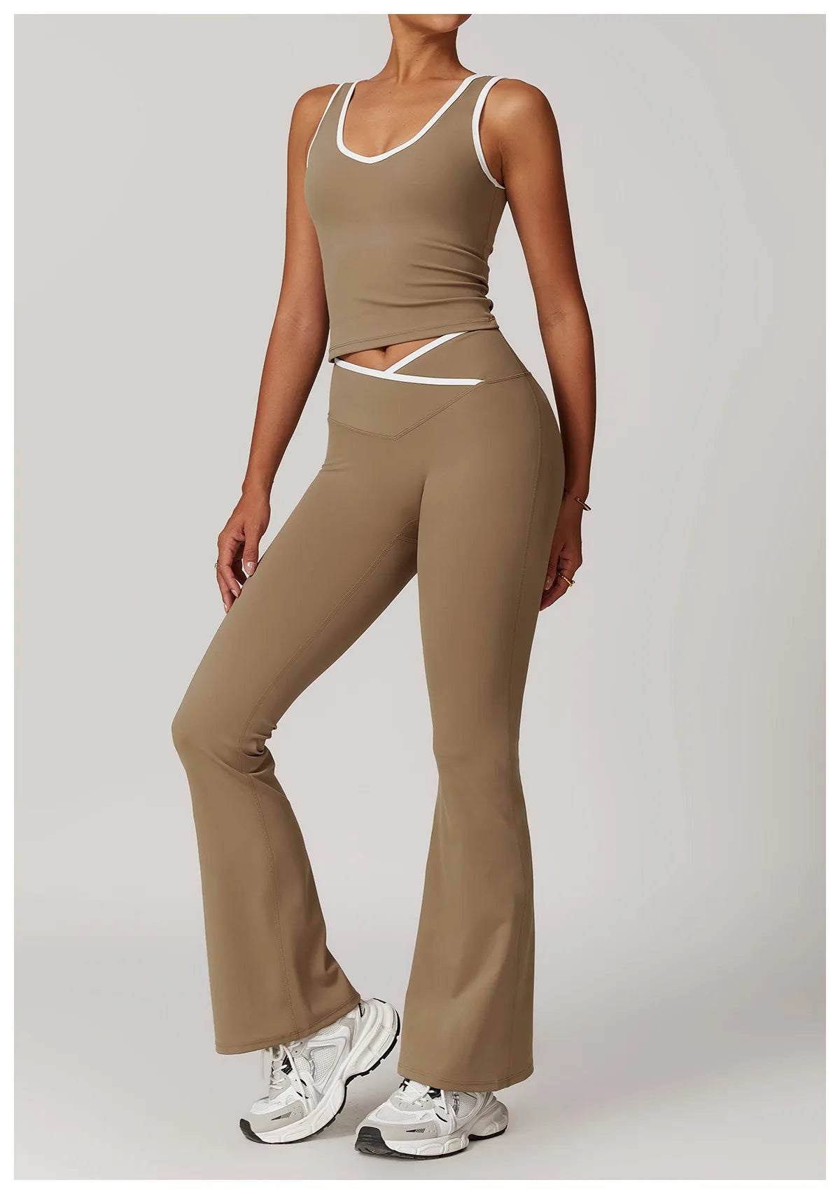 2PCS Women's Sport Bra and Leggings Set