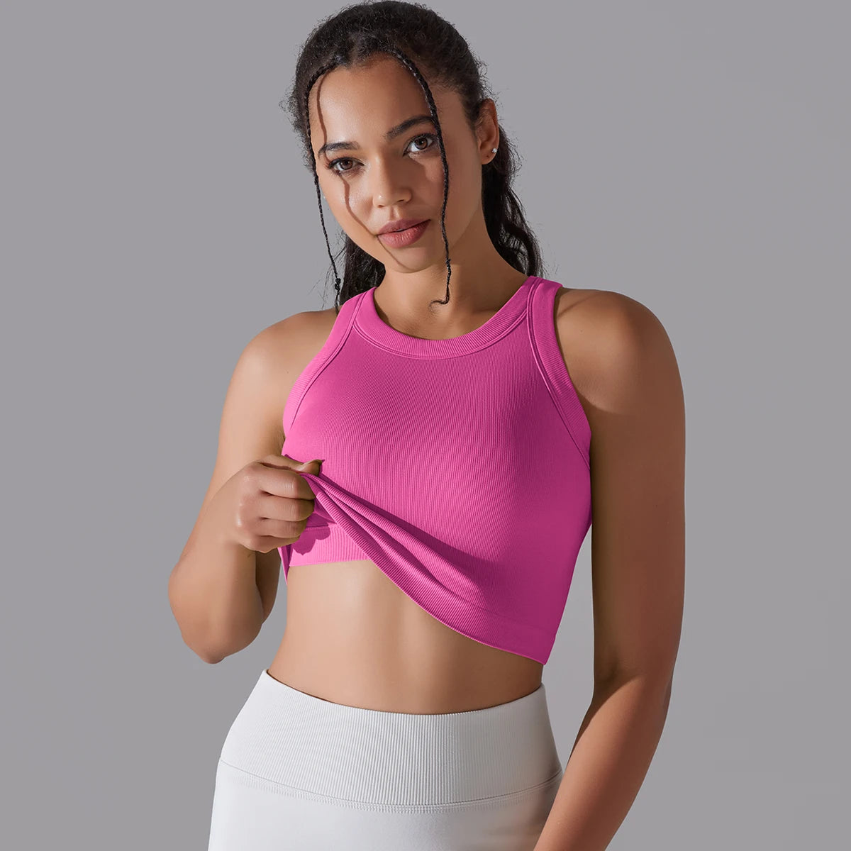 2 Tier High Impact Padded Sports Bralette