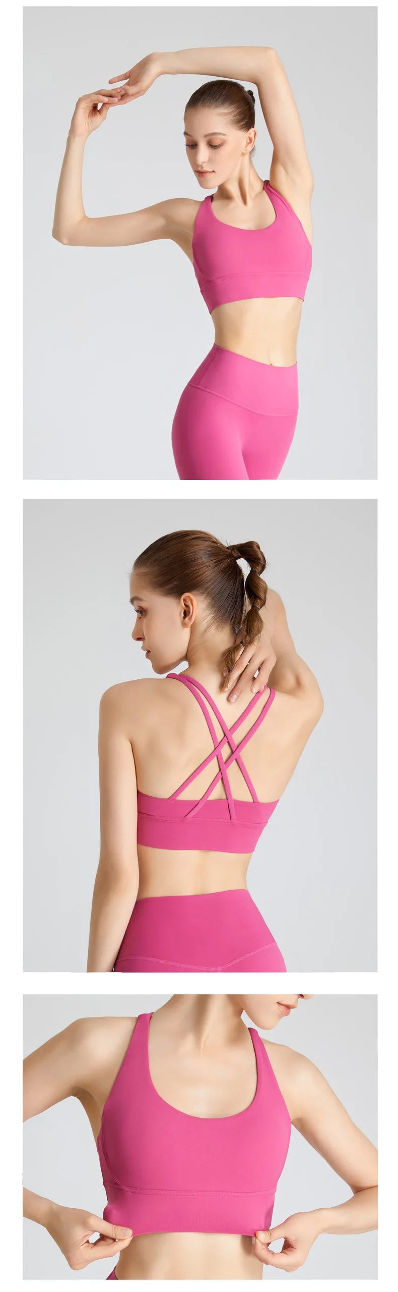 Fitness Sports Bra -  Triangle Backless