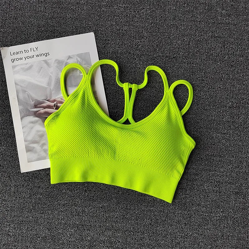 Push Up Breathable Sports Bra Crop Top