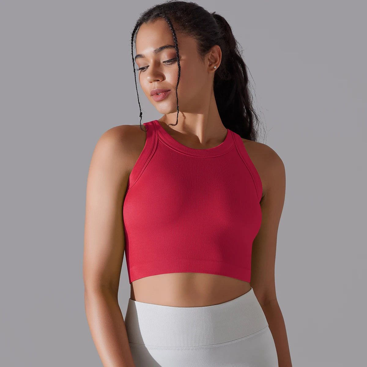 2 Tier High Impact Padded Sports Bralette