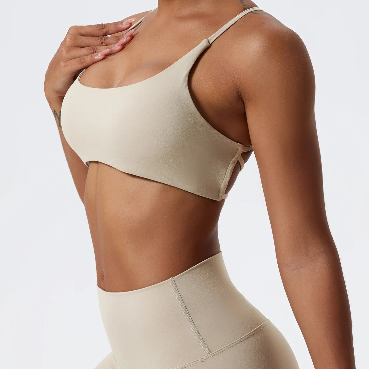 Super Soft Back Cross  Sports Bra